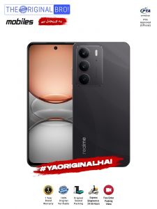 Realme C75 - 8GB RAM - 256GB Storage - PTA Approved - 12 Months Warranty - Black - The Original Bro Mobiles - TOB37